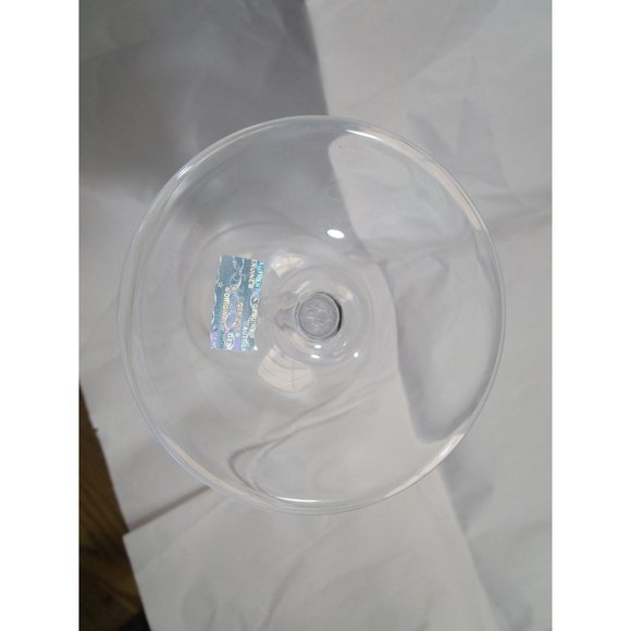 Tiffany Crystal Classic Home Burgundy Wine Pulled Stem Applied Foot EUC - Picture 16 of 16